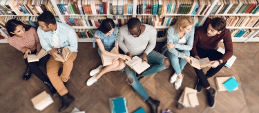 Students-in-library