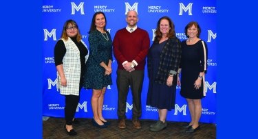 Mercy University Center for STEM Education Team: Daniela Martinez, Dr. Amanda Gunning, Christopher DeMattia (STEM Ambassador Program Director), Dr. Meghan Marrero and Mary Ushay