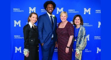 Mercy University 43rd Annual Trustees Dinner honorees with President Susan L. Parish