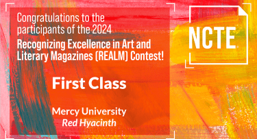 Mercy's Student literary magazine Red Hyacinth received First Class distinction by NCTE