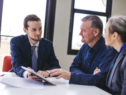 A Management Accountant setting up a trust for his clients.