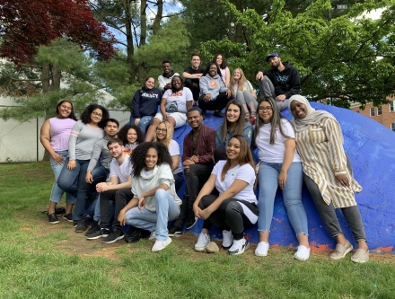 Orientation Leaders on the Rock