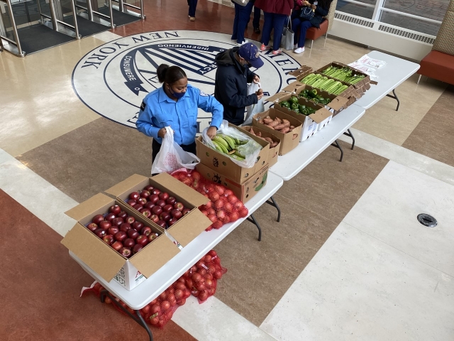 Mav market produce donation