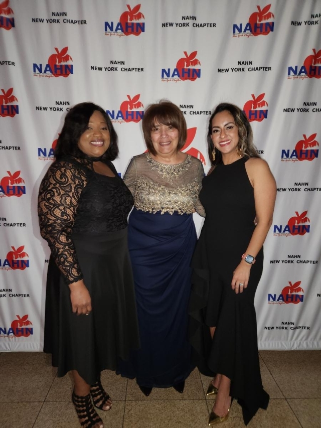 Students and faculty at NAHN Gala