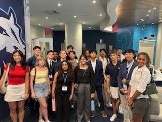 2024 Summer Leadership Academy participants at the Manhattan Campus