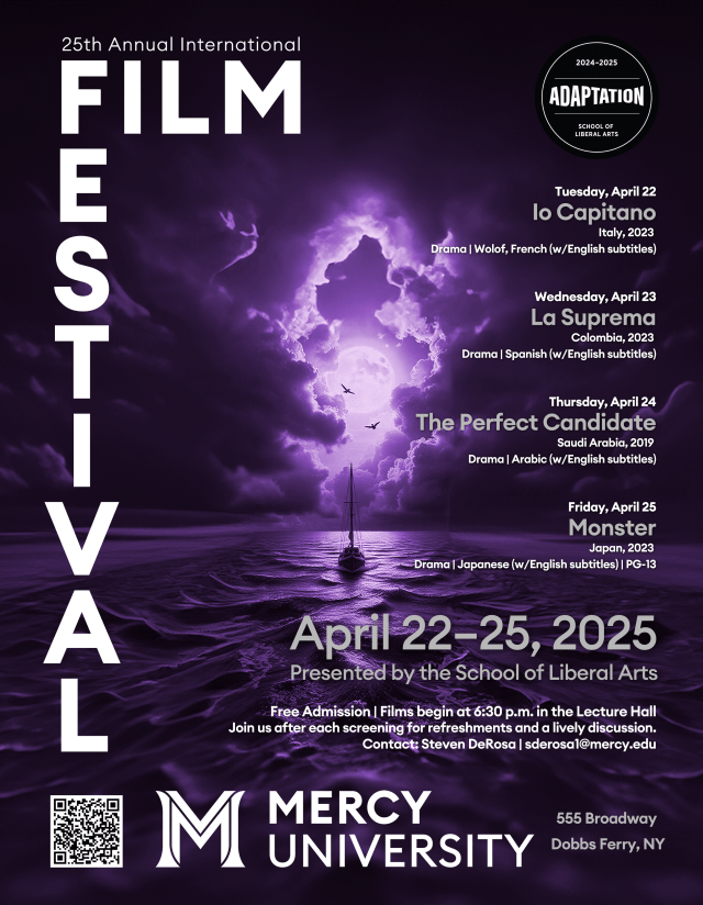 25th Annual International Film Festival Flyer